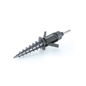 Ground screw with rotator
