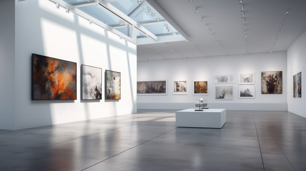 großformatige alu dibond bilder für galerien, ausstellungen und showrooms.