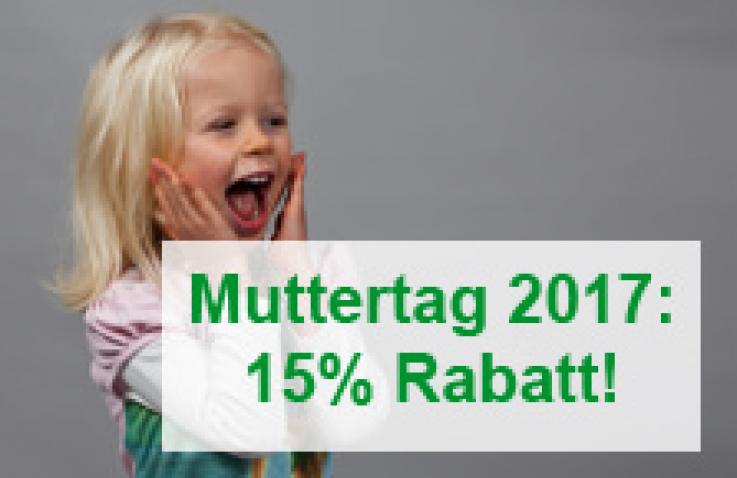 Mother's Day 2017 - 15% discount in the store!