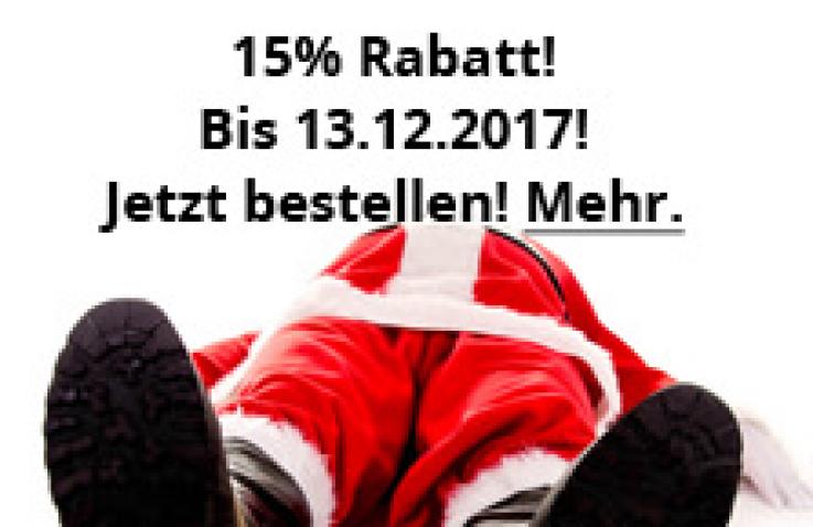 Christmas 2017: 15% discount
