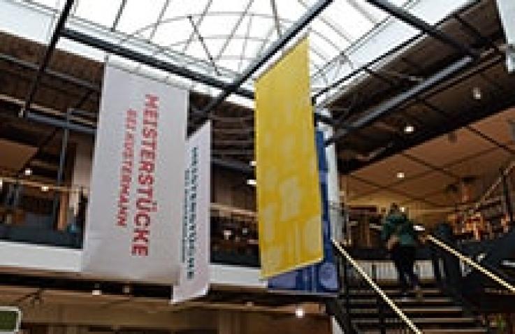 Banners and stickers at Kustermann