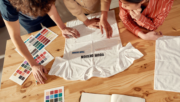 T-shirt, sweater, workwear, workwear, print, lettering