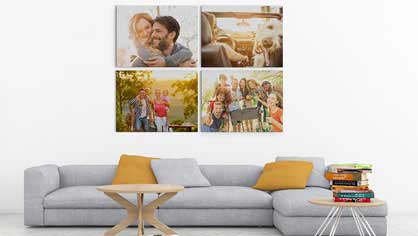 Foto als Leinwand