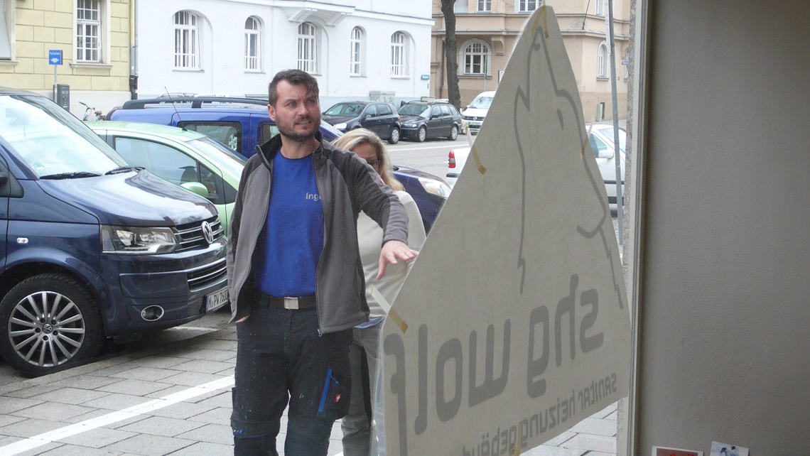 Verklebung bei SHG Wolf in München