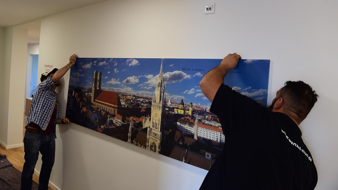 Poster, Gallerys und Montage in München