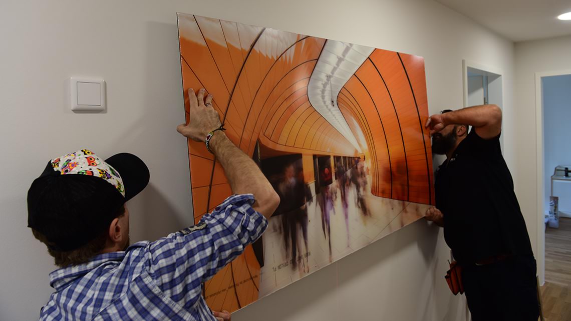 Poster, Gallerys und Montage in München