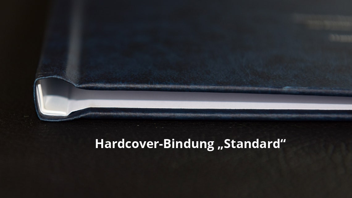 Hardcover-Bindung gebaut und geklemmt