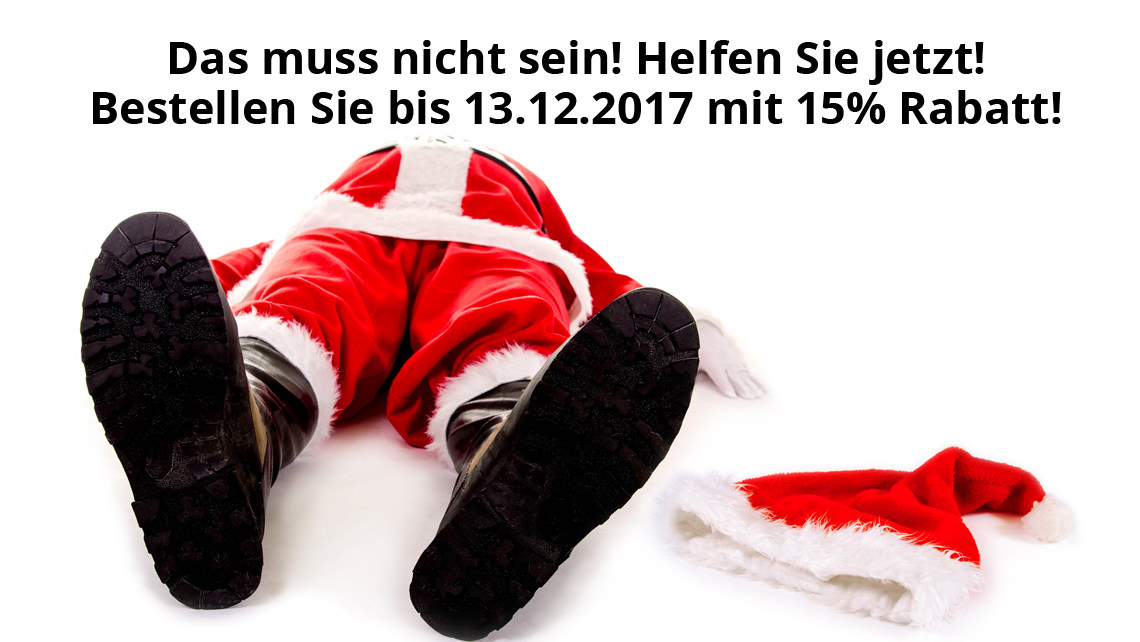 Weihnachten 2017: Rabatt 15%