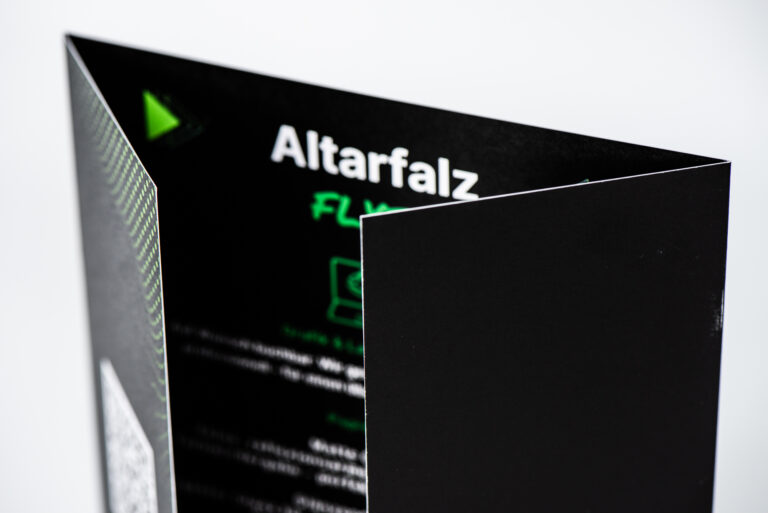 Fensterfalz / Altarfalz Flyer