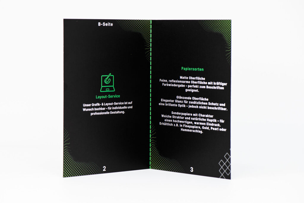 Einbruchfalz Flyer Erstellen Und Drucken