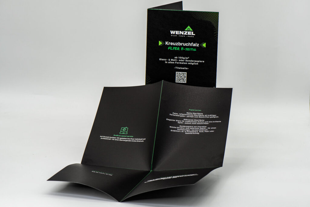 Zweibruch-Kreuzfalz Flyer Kreuzbruchfalz 8