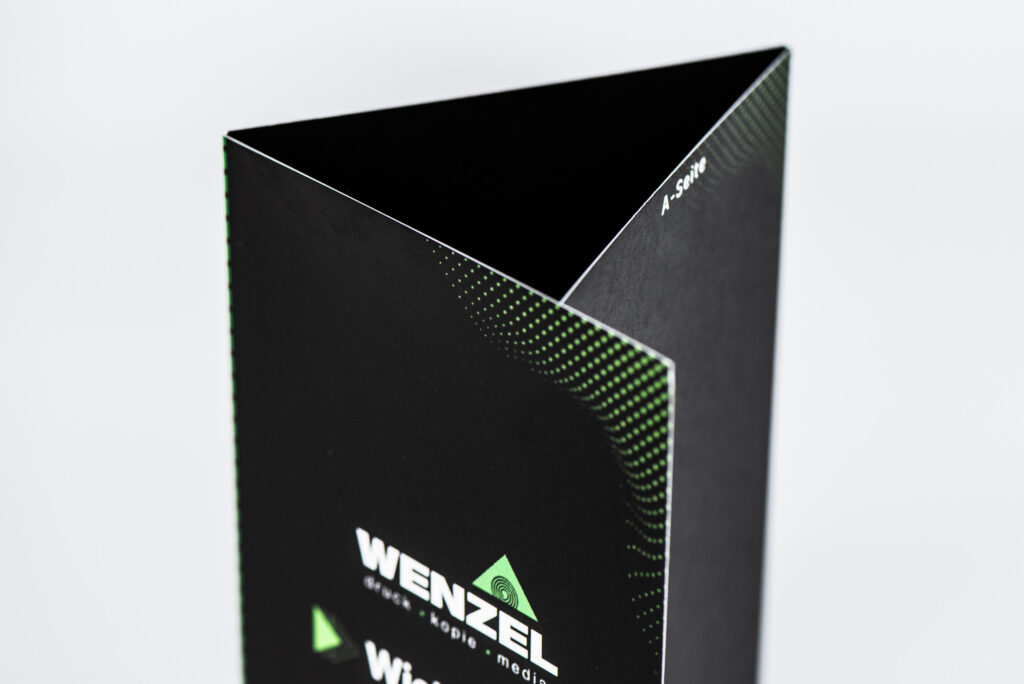 Wickelfalz Flyer Falzflyer