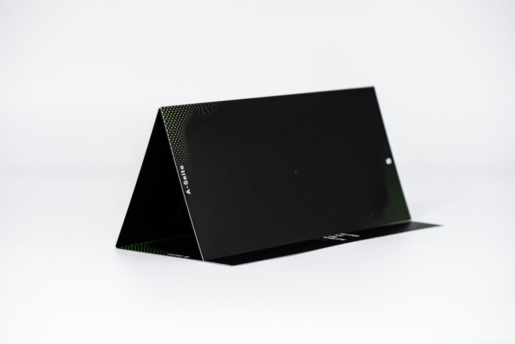 Wickelfalz Flyer Falzflyer